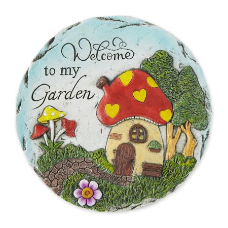 WELCOME TO MY GARDEN STEPPING STONE